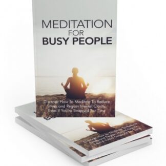 Meditation For Busy People